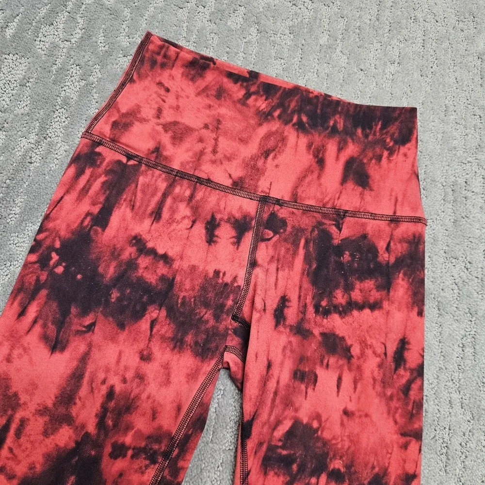 Lululemon Align Pant II 25" Game Day Red Black Multi 4 - Picture 2 of 9